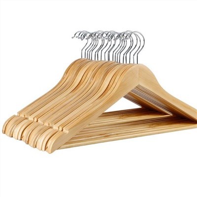 Percha de madera maciza en forma de U